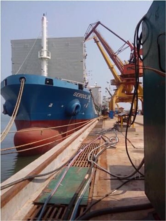 青島黃島現代造船廠綜合管網超分子膜化