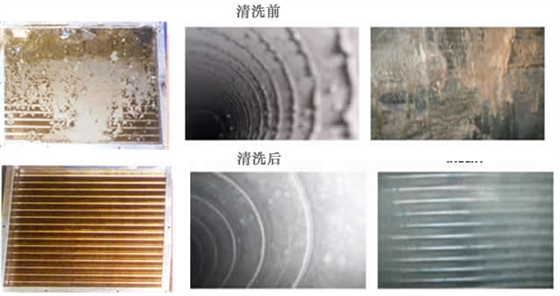 超分子清洗膜化前后效果 超分子清洗膜化前后效果